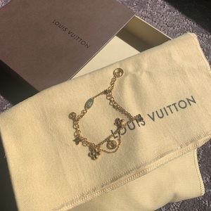 Louis Vuitton charm bracelet.